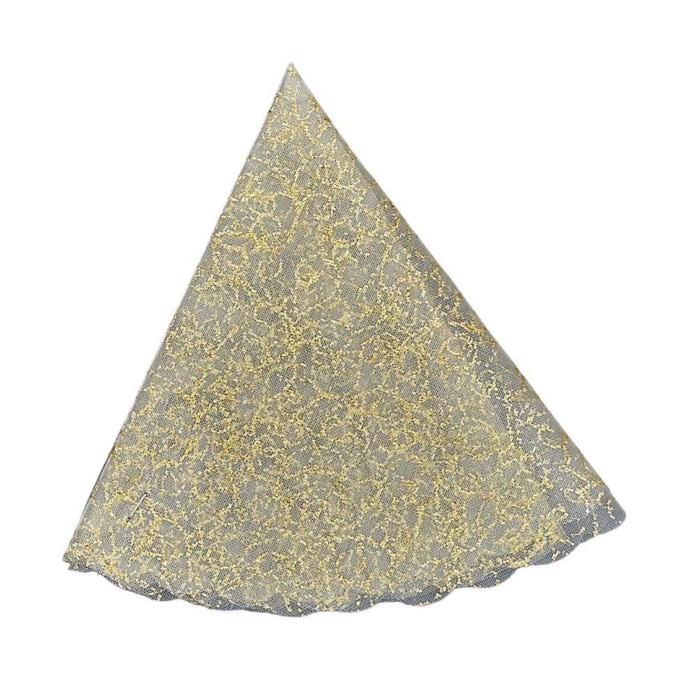 TULLE TONDO DAMASCATO ORO